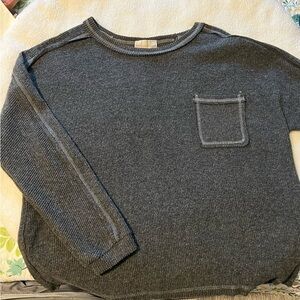 Zenana Outfitters Charcoal Crewneck Sweater